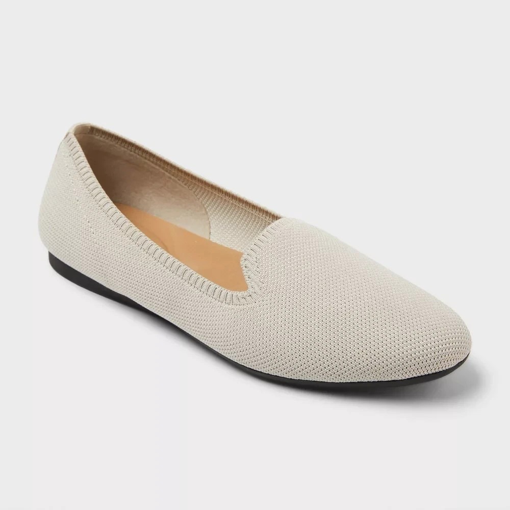 Women's Loafers by A New Day Etta Knit Taupe Size 6.5 New‎ With Tags